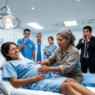 Los médicos no podían atender el parto del hijo del multimillonario, hasta que un pobre conserje entró y lo hizo.