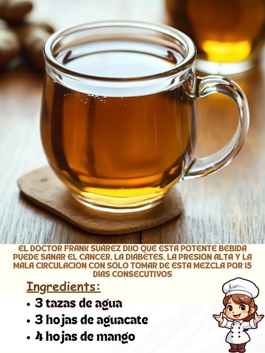 TÉ DE HOJAS DE AGUACATE Y MANGO