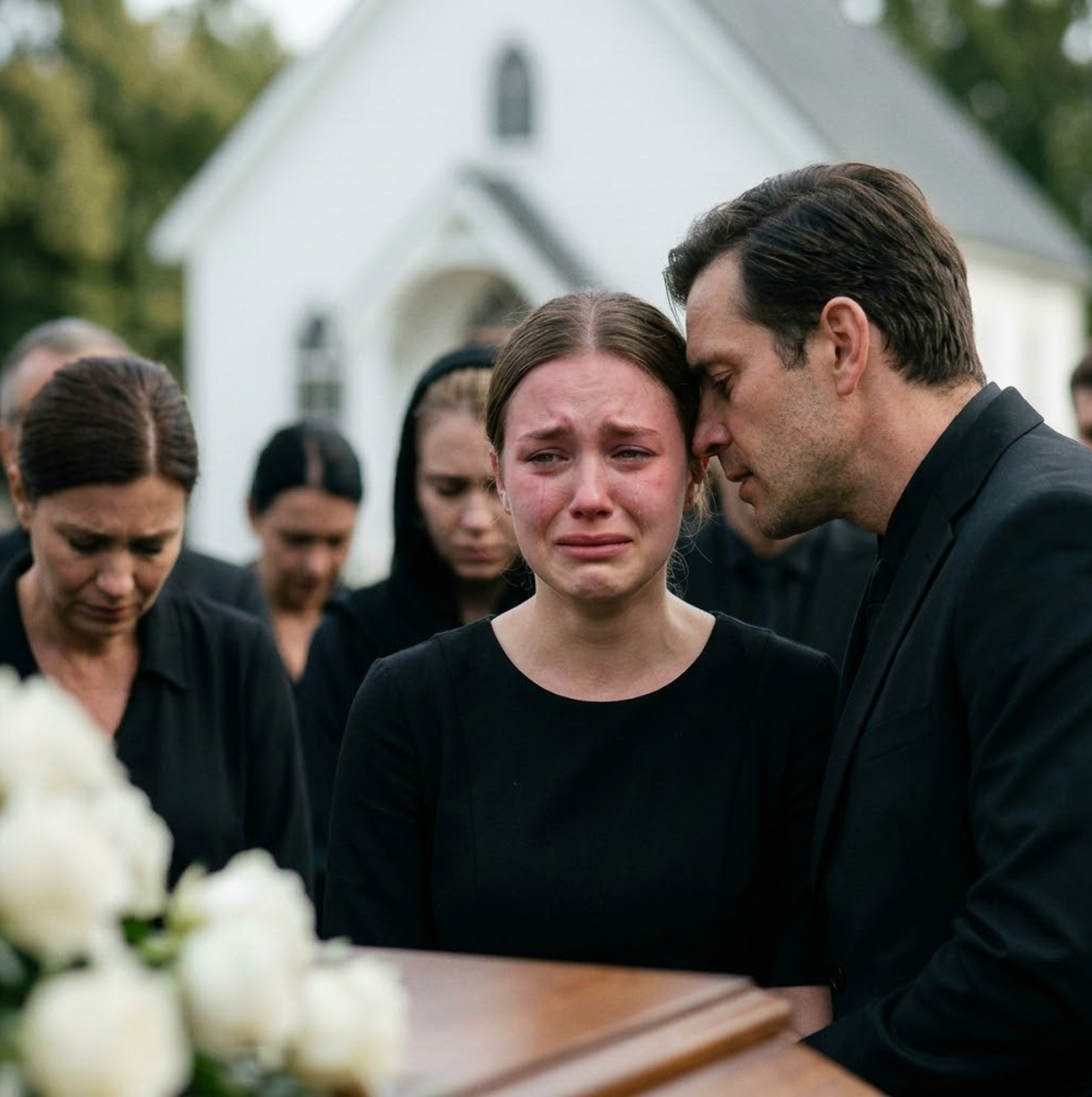 “En el funeral de mi padre, mi esposo me susurró al oído: ‘He cambiado la cerradura del condominio de 30 millones de dólares que heredaste. Si no te gusta, podemos divorciarnos.’ Me eché a reír porque ese condominio… por una razón que nadie esperaba.”