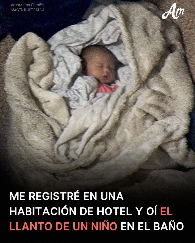 Me registré en una habitación de hotel y oí el llanto de un niño en el baño