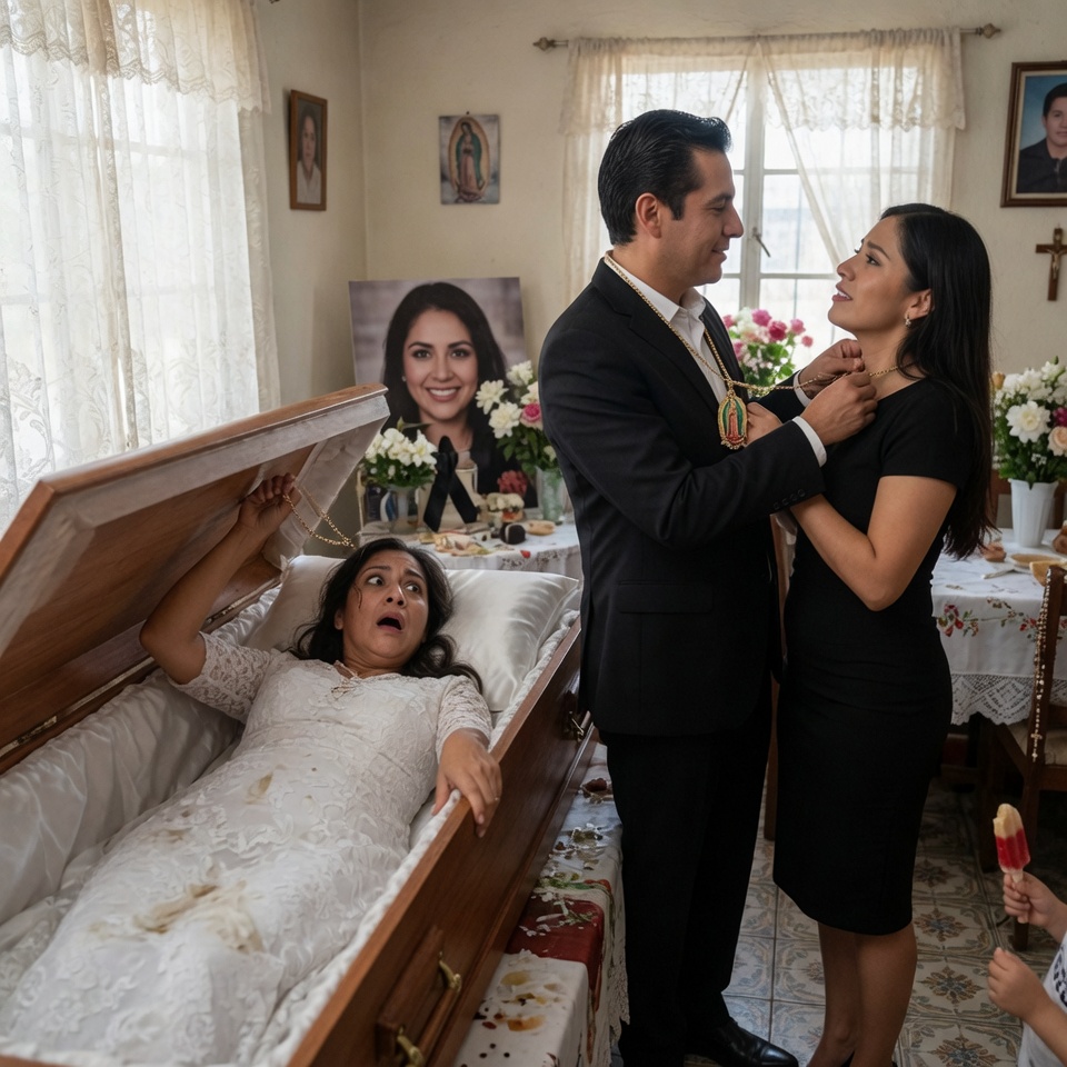 Me velaron toda la mañana y desperté justo cuando mi esposo le estaba poniendo mi cadena a mi hermana.