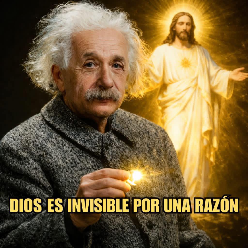 Si Dios es real, ¿Por qué no podemos verlo? – Einstein responde.