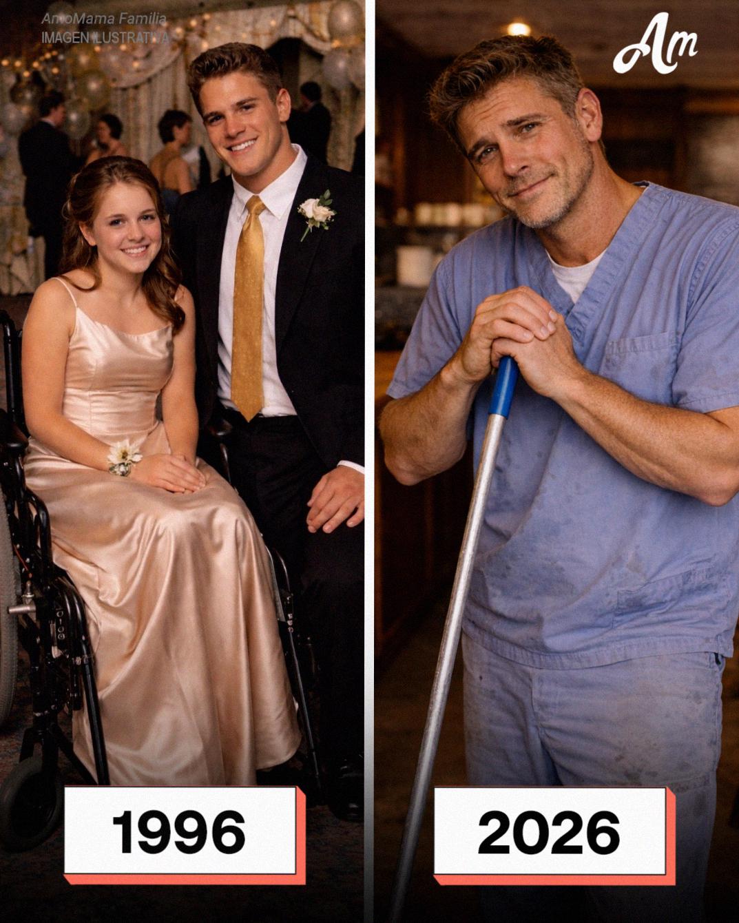 En el baile de graduación, solo un chico me invitó a bailar porque yo estaba en una silla de ruedas – 30 años después, lo volví a encontrar y él necesitaba ayuda