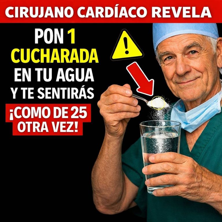 No bebas agua sola después de los 60 — este truco aumenta el flujo sanguíneo rápidamente.