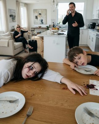 Mi marido cocinó la cena, y justo después de que mi hijo y yo comimos, colapsamos.-olweny