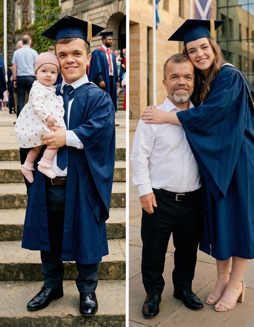 Mi papá me crió solo después de que mi madre de nacimiento me dejó en su cesta de la bicicleta a los 3 meses de edad – 18 años después apareció en mi graduación
