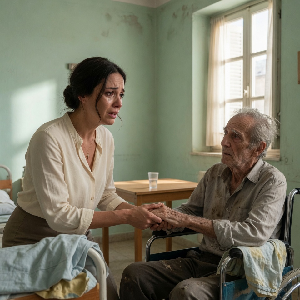 Regresé a ver al padre del hombre que me fue infiel y lo hallé con los pantalones manchados, la mirada rota y una dignidad hecha pedazos; jamás pensé que aceptar una simple llave me metería en la guerra más dolorosa de mi vida.