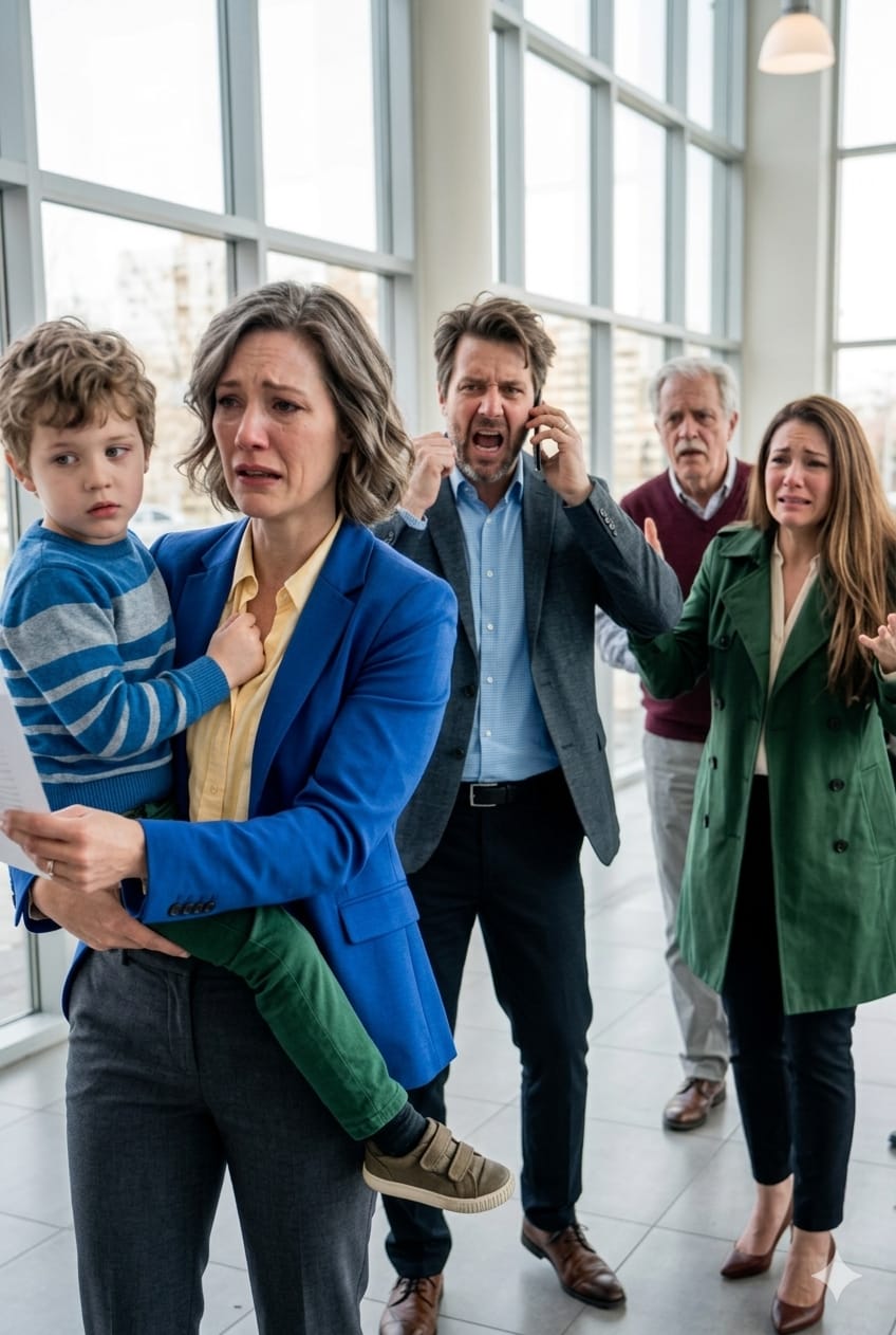 Cinco minutos después de firmar los papeles del divorcio, salí sin nada más que mi hijo. Mientras tanto, mi ex marido, su amante y su familia se reunieron para celebrar su nueva vida… hasta una llamada de su abogado.